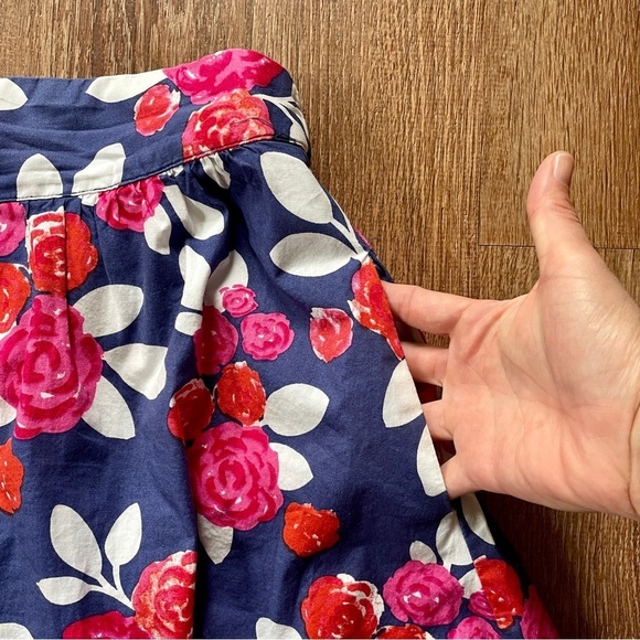 Modcloth Pros & Convertibles Floral Midi Skirt XL Extra Large Cotton - Picture 6 of 11